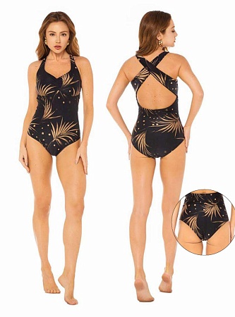 Купальник 26-2041 Golden splash сплошной