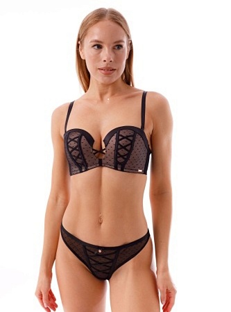 Бюст Quintessence 51160 черно-бежевый