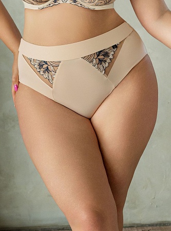 Трусики Glow highwaist slip бежевый