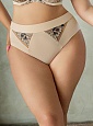 Трусики Glow highwaist slip бежевый