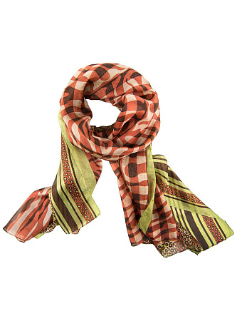 SCSF 047 шелковый шарф 